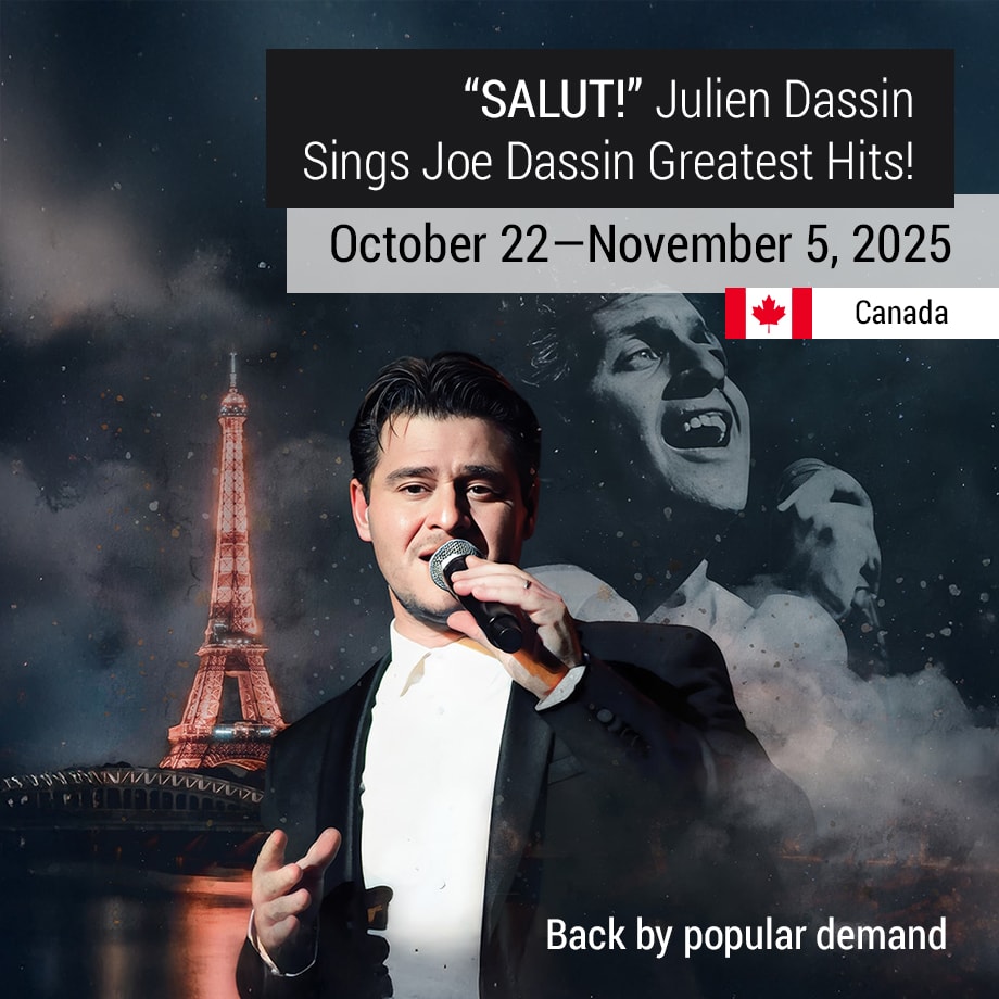 Julien Dassin SALUT! Tour Poster 2025